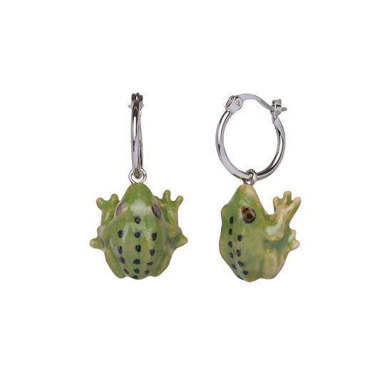 Boucles d’oreilles petite grenouille