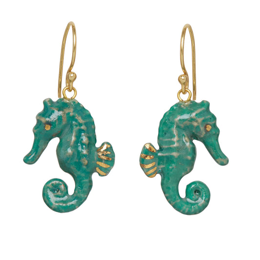 Boucles d'oreilles hippocampe