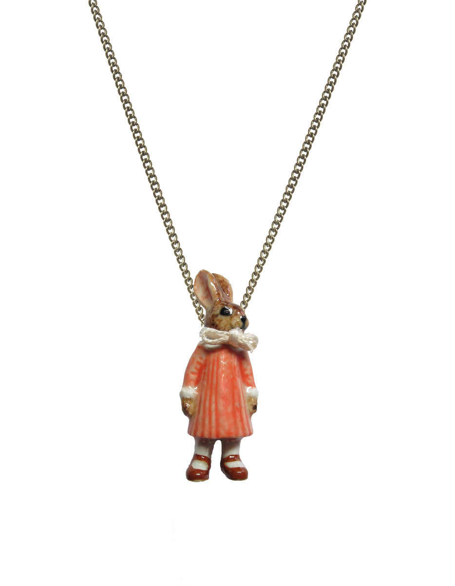 Collier de fille de lapin