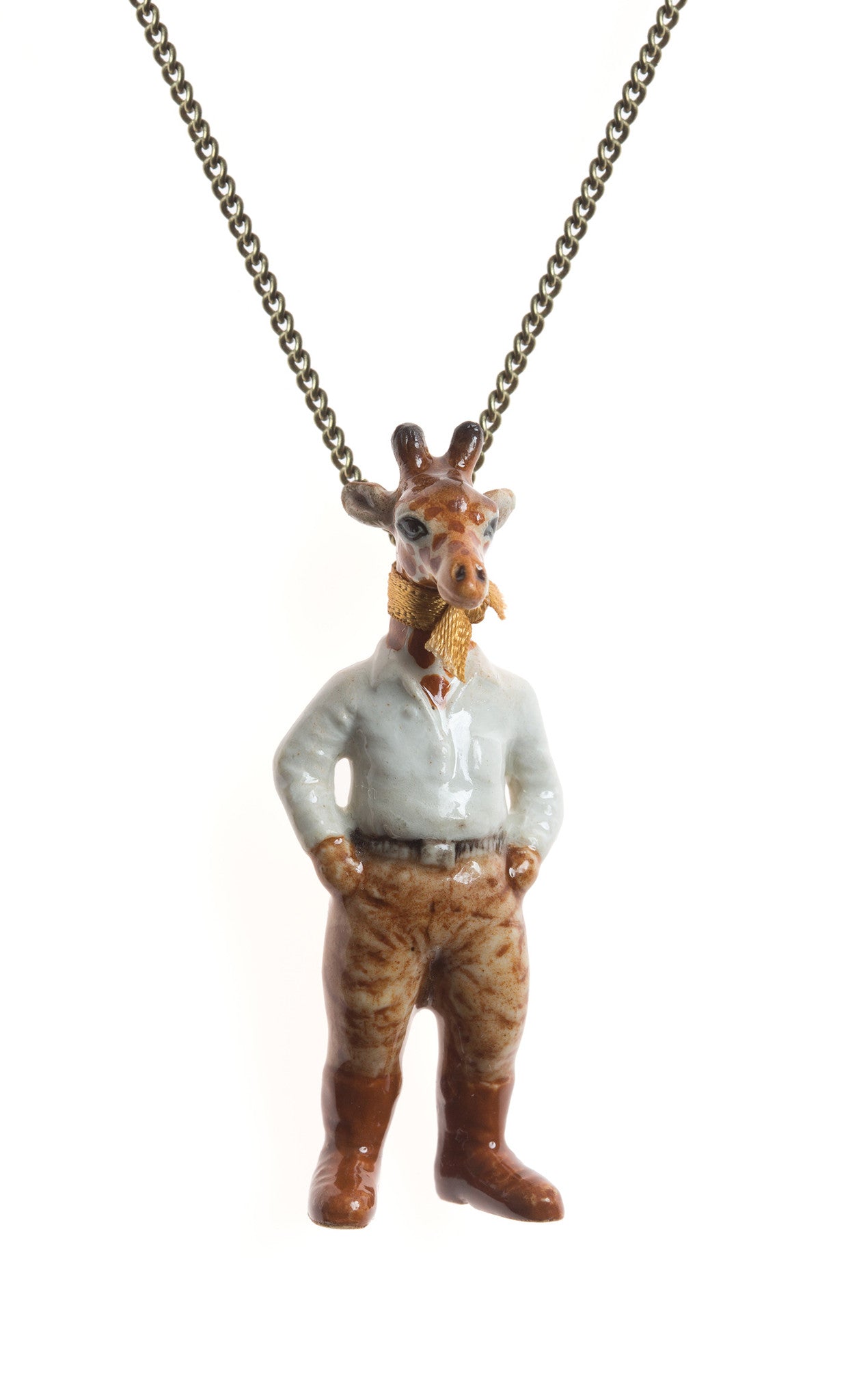 Collier girafe Mr Safari