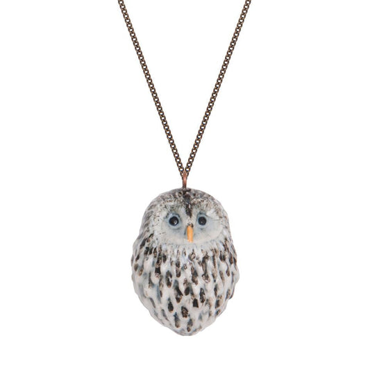 Collier bébé hibou des neiges