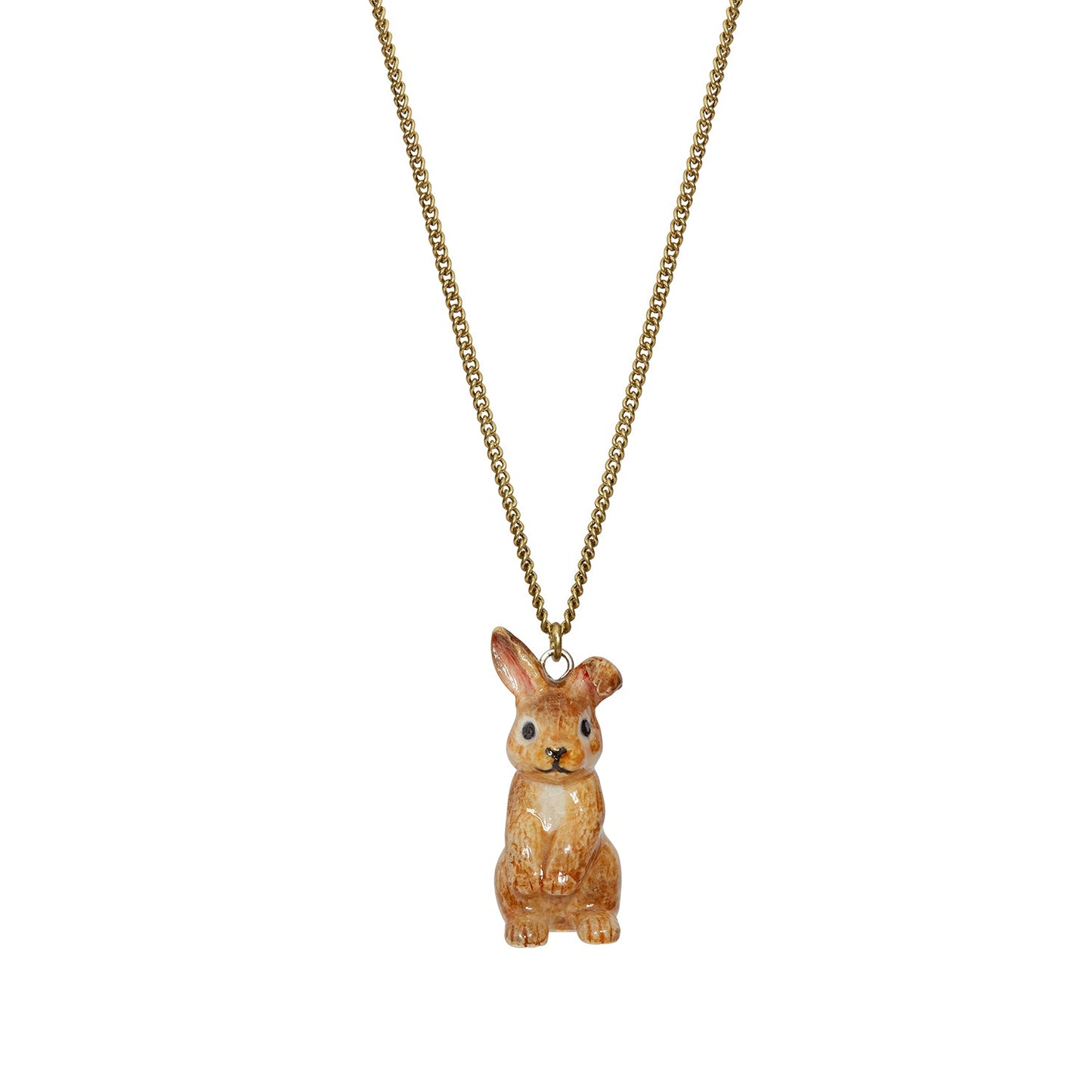 Cute Brown Bunny Necklace