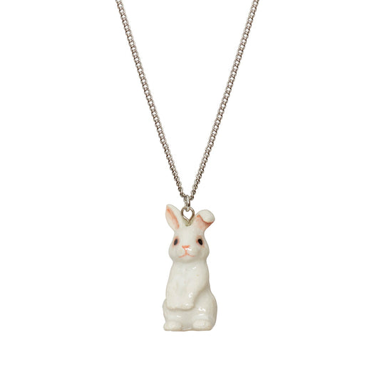 Cute White Bunny Necklace